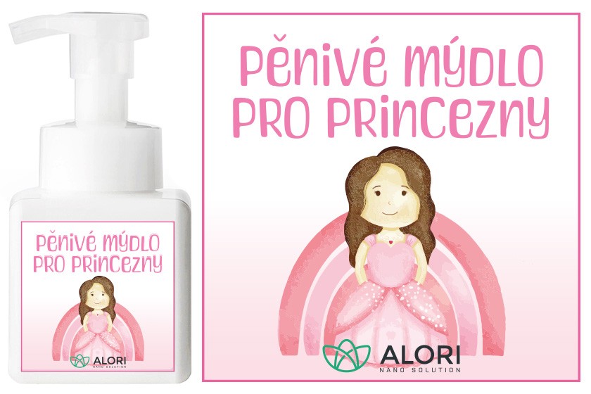 Pěnivé mýdlo pro princezny