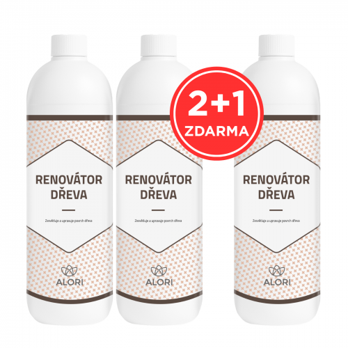 Renovátor dřeva 2+1 zdarma
