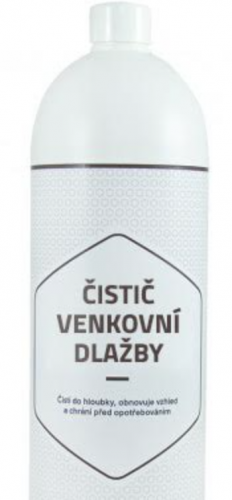 Čistič venkovní dlažby