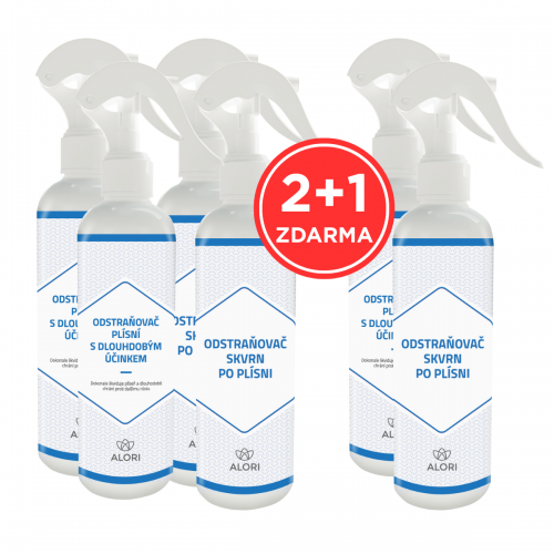 Balíček pro likvidaci plísní a odstranění skvrn 2+1 zdarma
