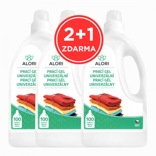Prací gel univerzální 3 l 2+1 zdarma