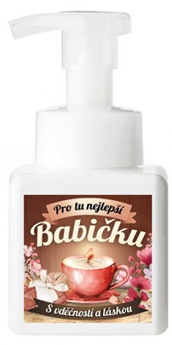 Pěnové mýdlo na ruce - PRO BABIČKU