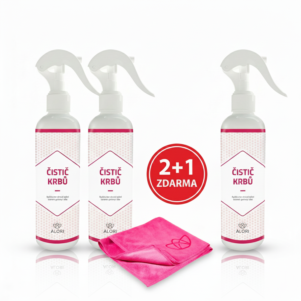 Čistič krbů 3 ks za cenu 2 ks + navíc utěrka 40x40 cm zdarma