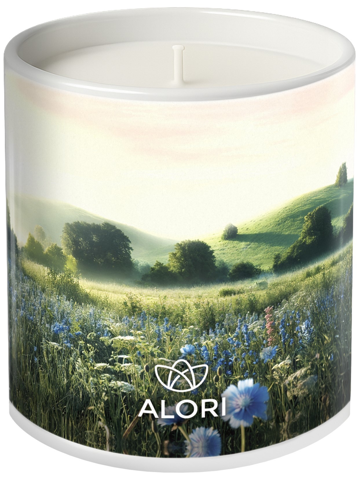 Sójová svíčka - Ranní rosa - bílá 300ml