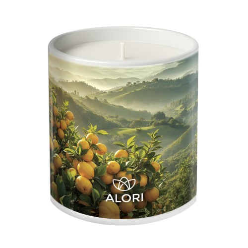 Sójová svíčka - Citrusový sad - bílá 300ml
