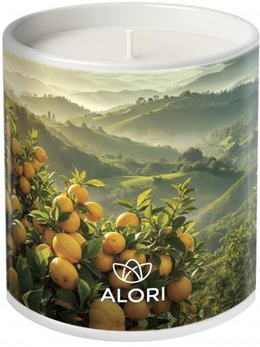 Sójová svíčka - Citrusový sad - bílá 300ml