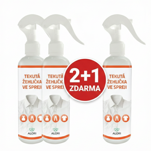 Tekutá žehlička ve spreji 2+1 zdarma