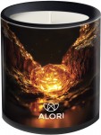 Sójová svíčka - Jantarové dřevo - černá 300ml