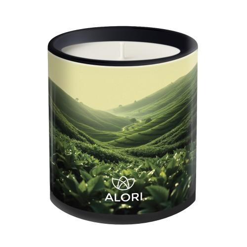 Sójová svíčka - Čajová plantáž - černá 300ml