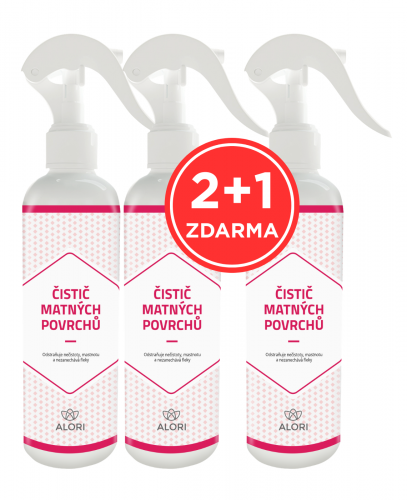 Čistič matných povrchů 2+1 zdarma