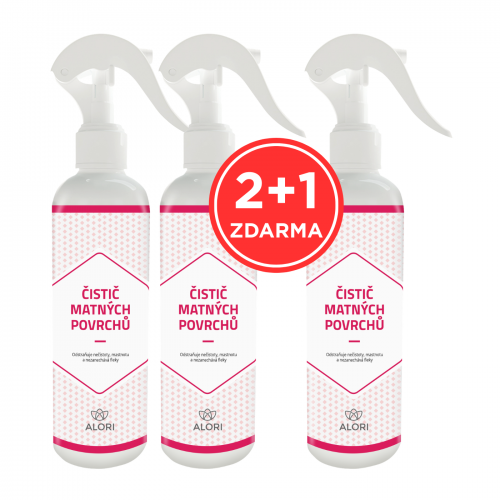 Čistič matných povrchů 2+1 zdarma