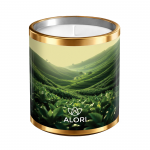 Sójová svíčka - Čajová plantáž - zlatá 300 ml