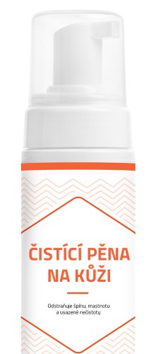 Čistící pěna na kůži
