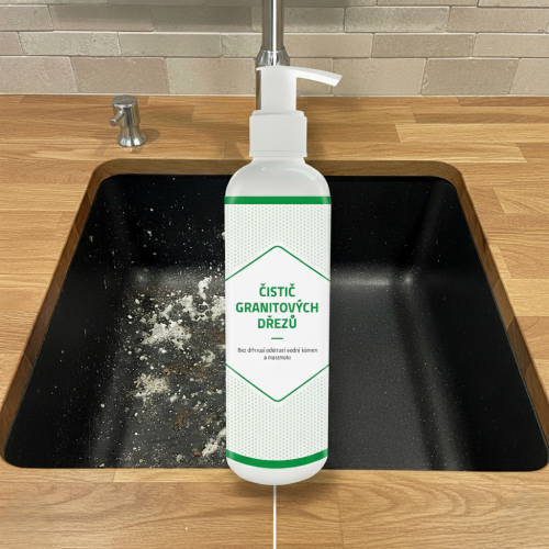 Čistič granitových dřezů