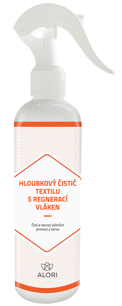 Hloubkový čistič textilu s regenerací vláken