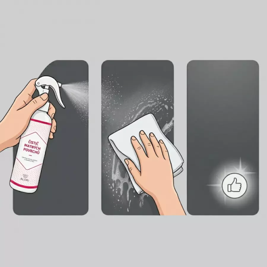 Čistič matných povrchů