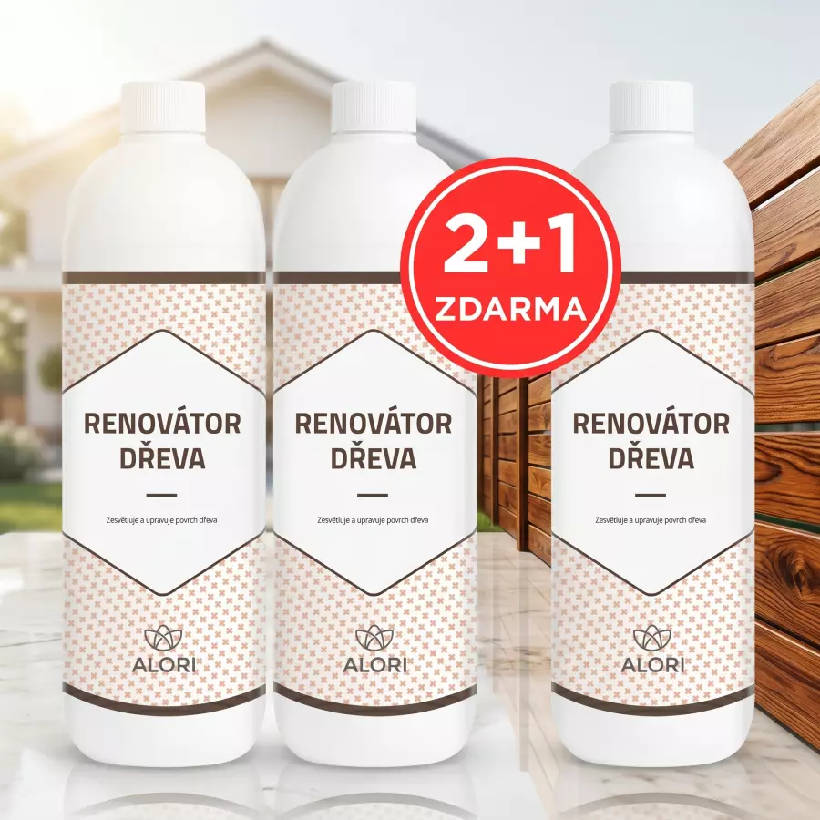 Renovátor dřeva 2+1 zdarma