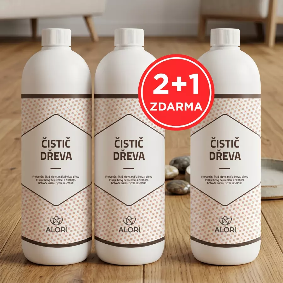 Čistič dřeva 2+1 zdarma