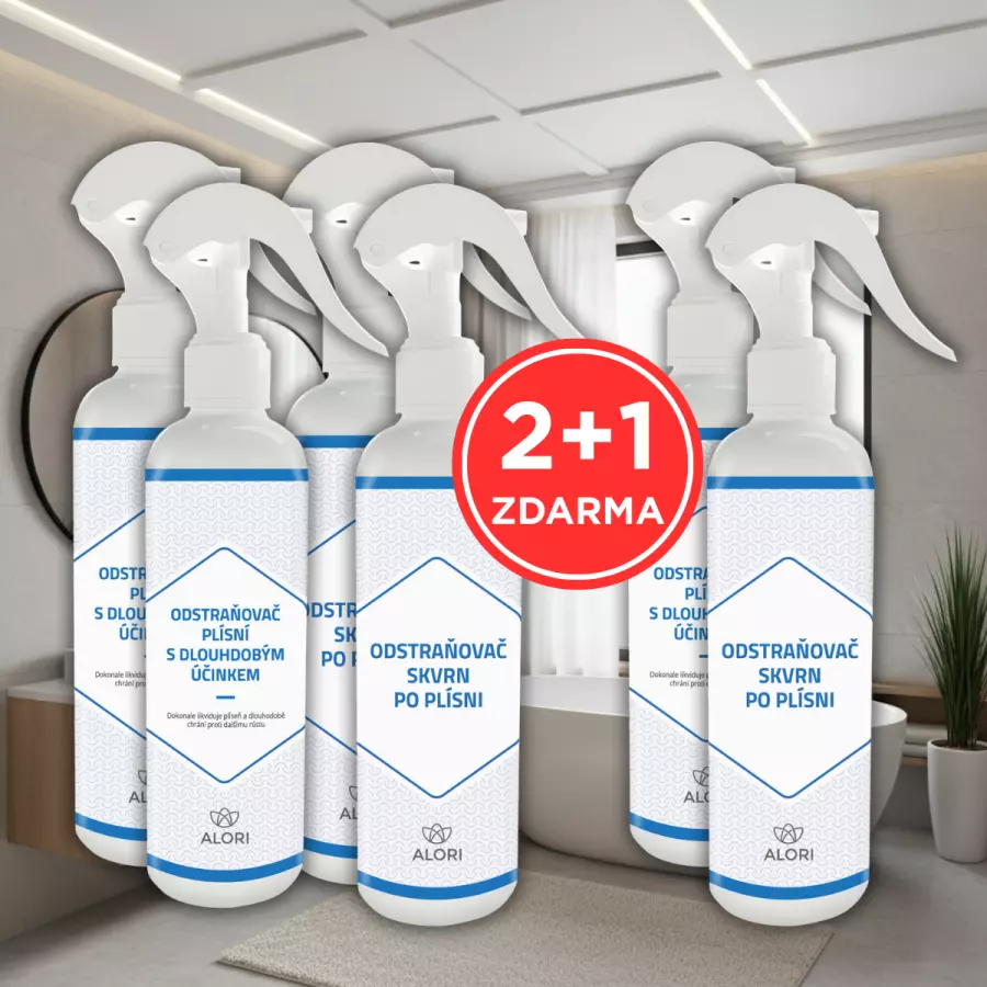 Balíček pro likvidaci plísní a odstranění skvrn 2+1 zdarma