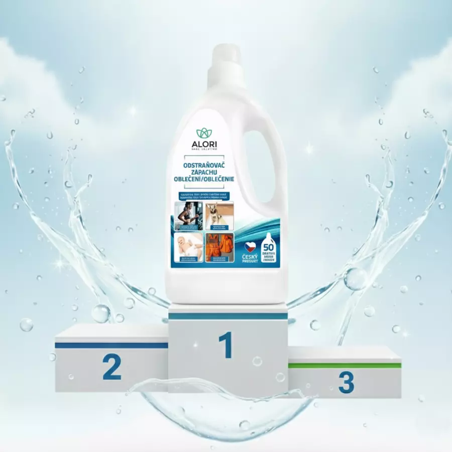 Odstraňovač zápachu oblečení 3 ks za cenu 2 ks + navíc utěrka 40x40 cm zdarma