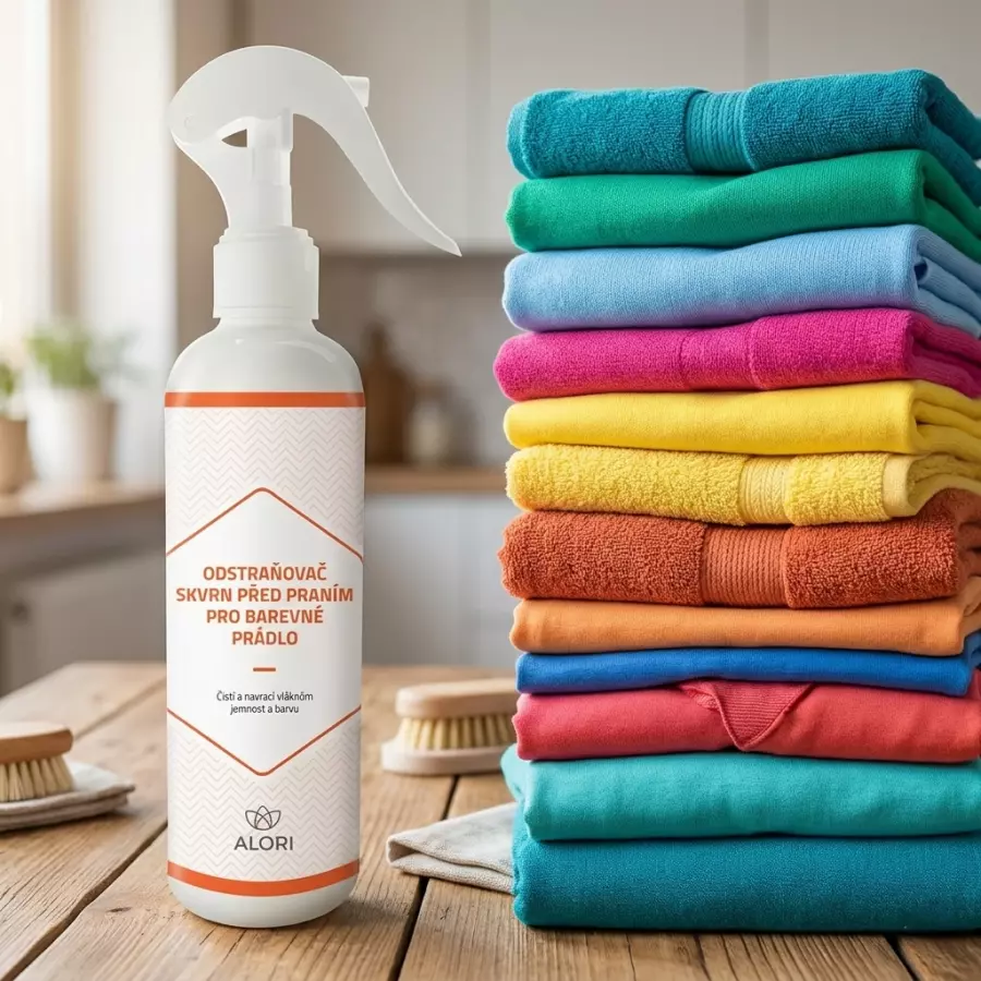 Odstraňovač skvrn před praním pro barevné prádlo