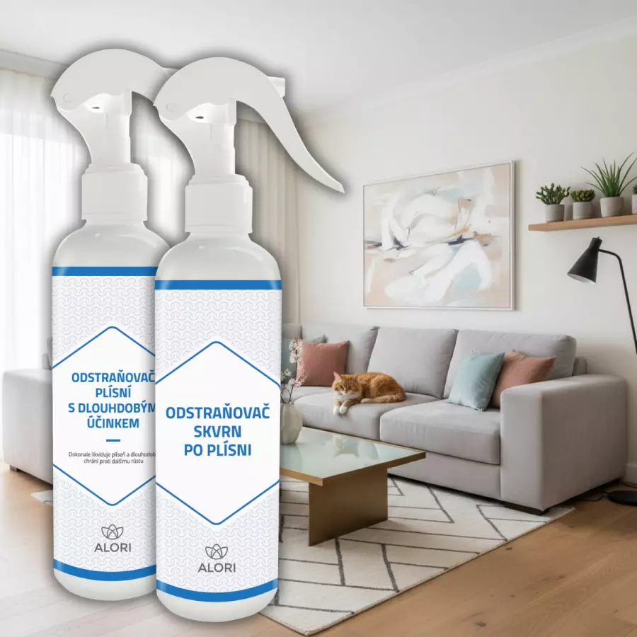 Odstraňovač plísní s dlouhodobým účinkem 3 ks za cenu 2 ks + navíc utěrka 40x40 cm zdarma
