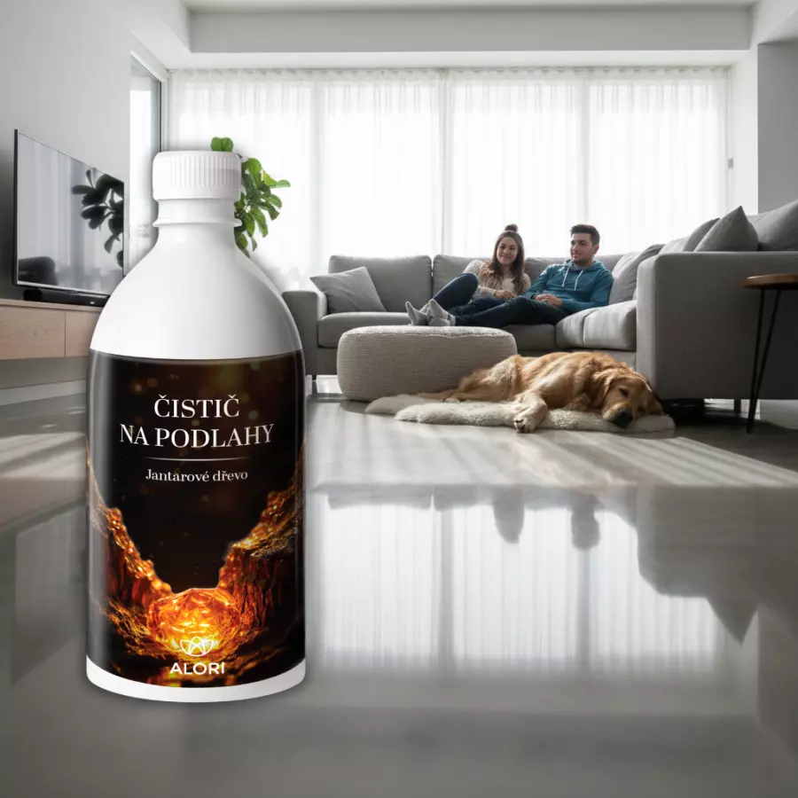 Čistič na podlahy - Jantarové dřevo