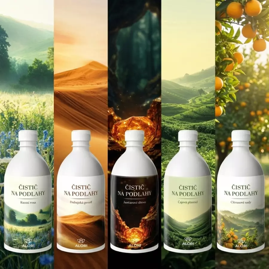 Čistič na podlahy - Jantarové dřevo
