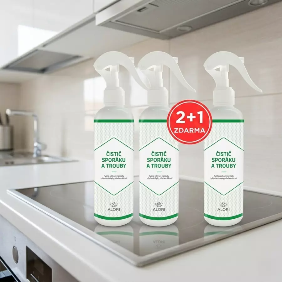 Čistič sporáku a trouby 2+1 zdarma
