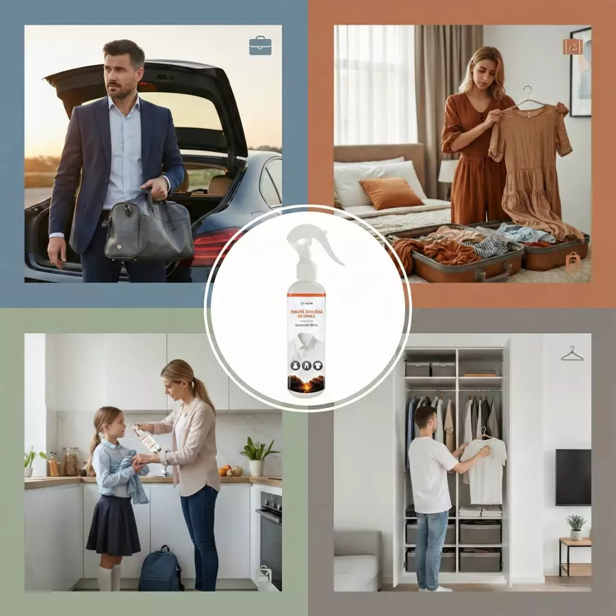 Tekutá žehlička ve spreji - Jantarové dřevo