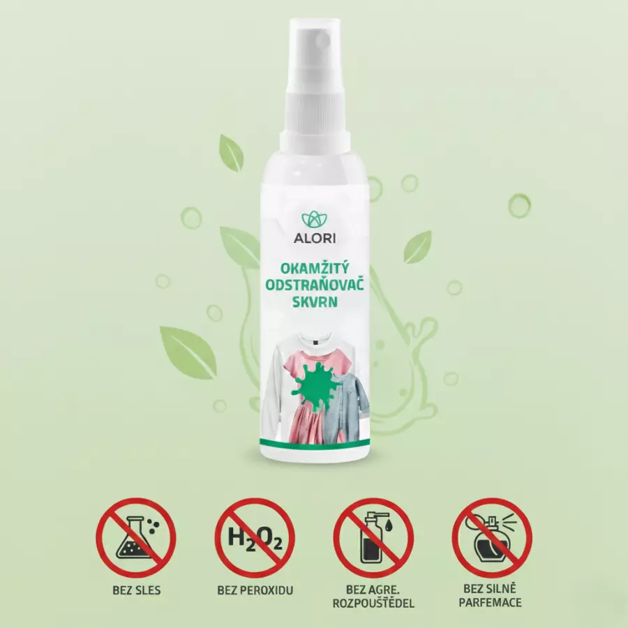 Okamžitý odstraňovač skvrn 2x 250 ml + cestovní balení zdarma