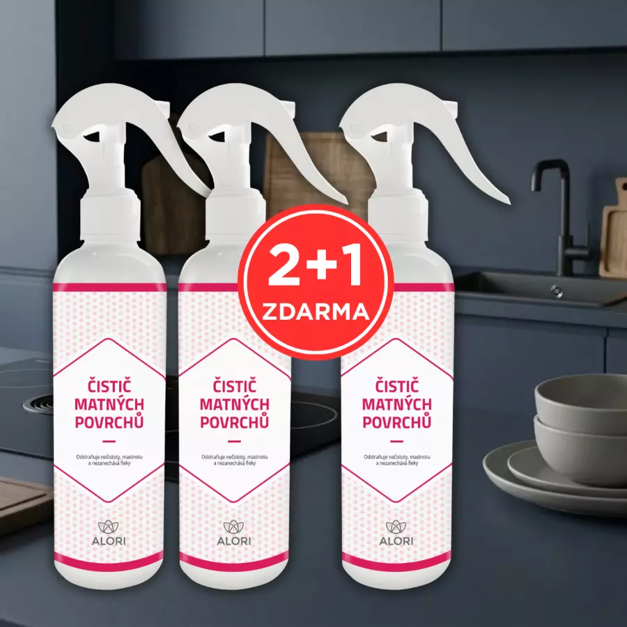 Čistič matných povrchů 2+1 zdarma
