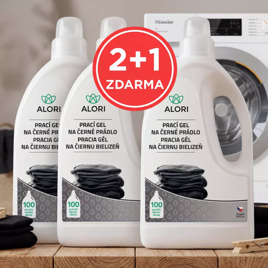 Prací gel na černé prádlo 3 l 2+1 zdarma