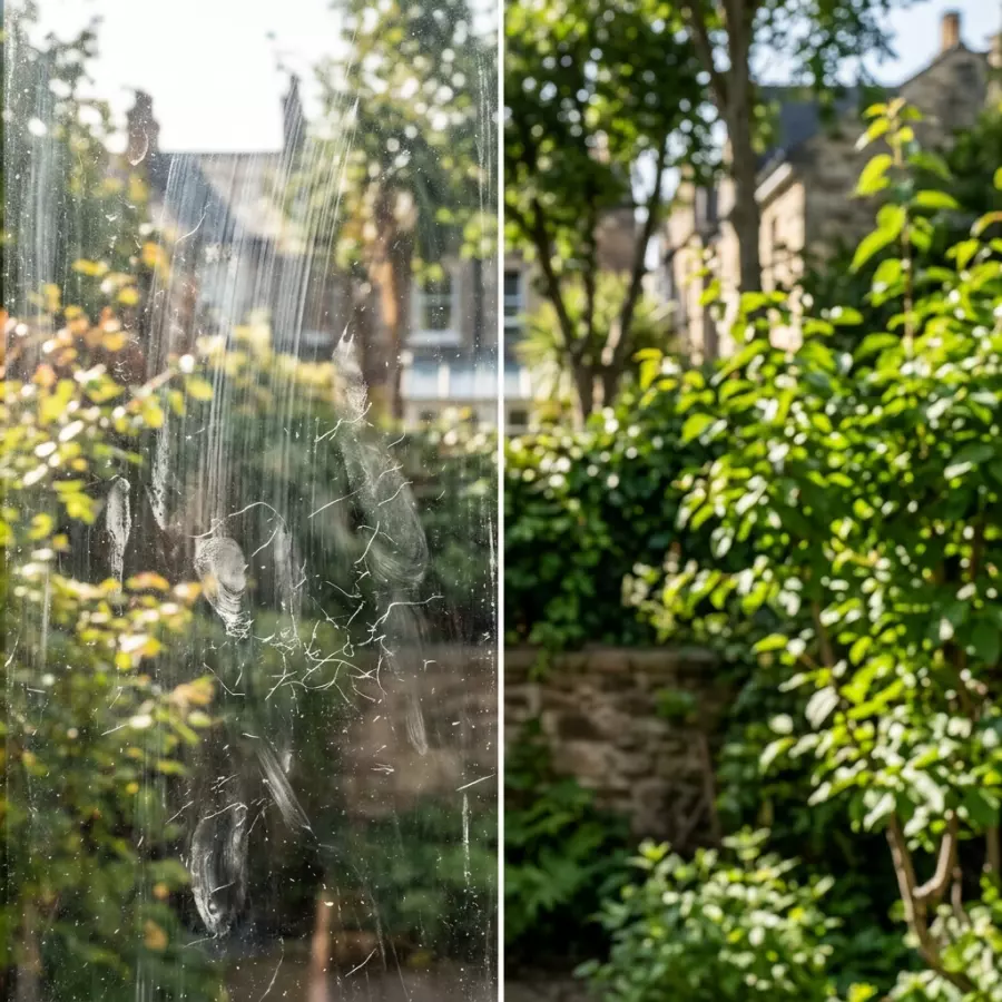 Mikrovláknová utěrka na okna WAFFLE 40x40 cm - zelená