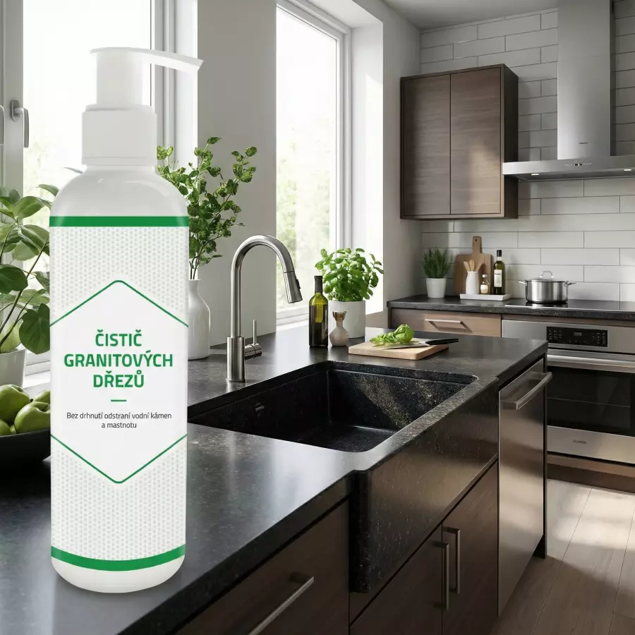 Čistič granitových dřezů