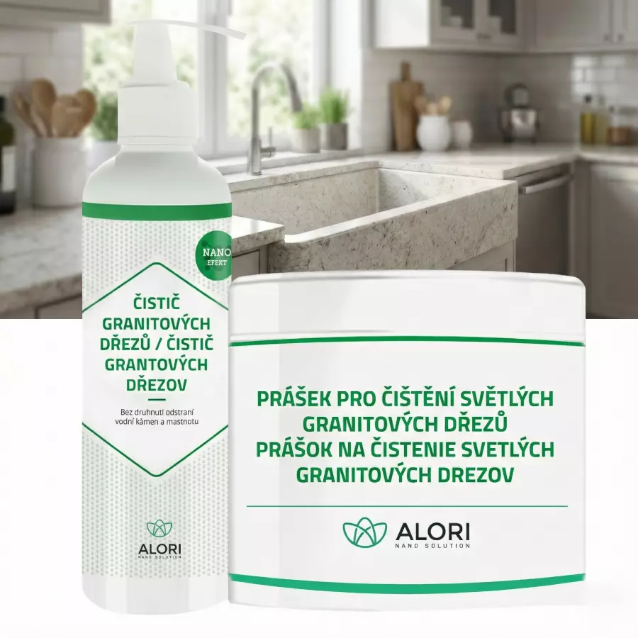 Čistič granitových dřezů